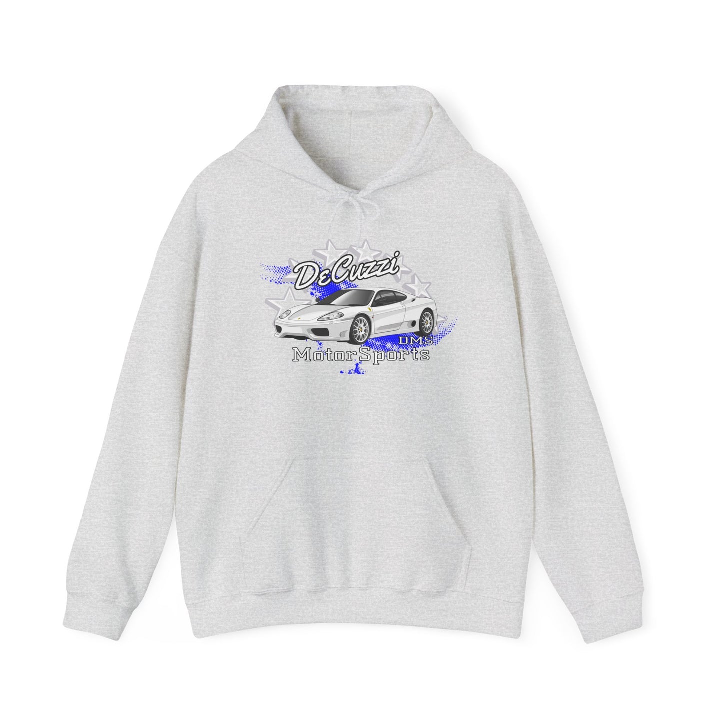 DeCuzzi Motorsports Hoodie - White Car