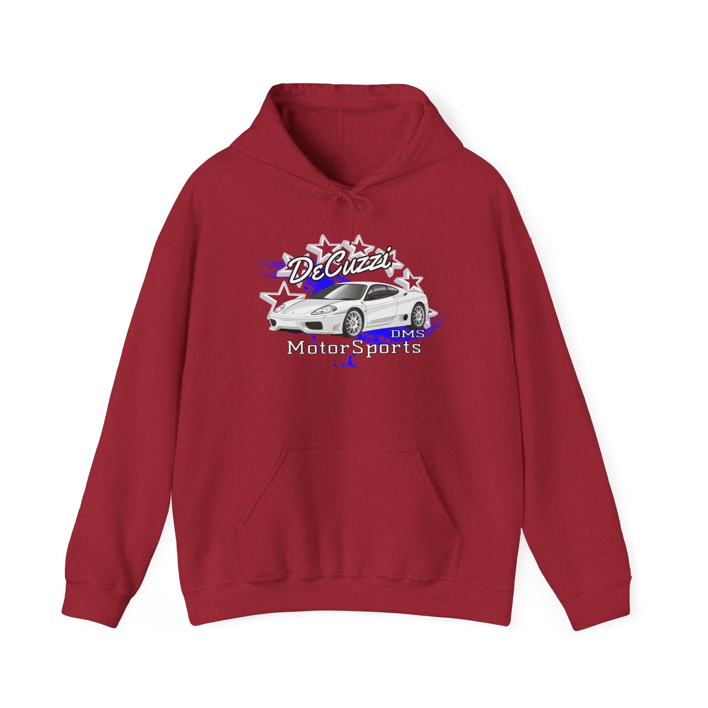 DeCuzzi Motorsports Hoodie - White Car