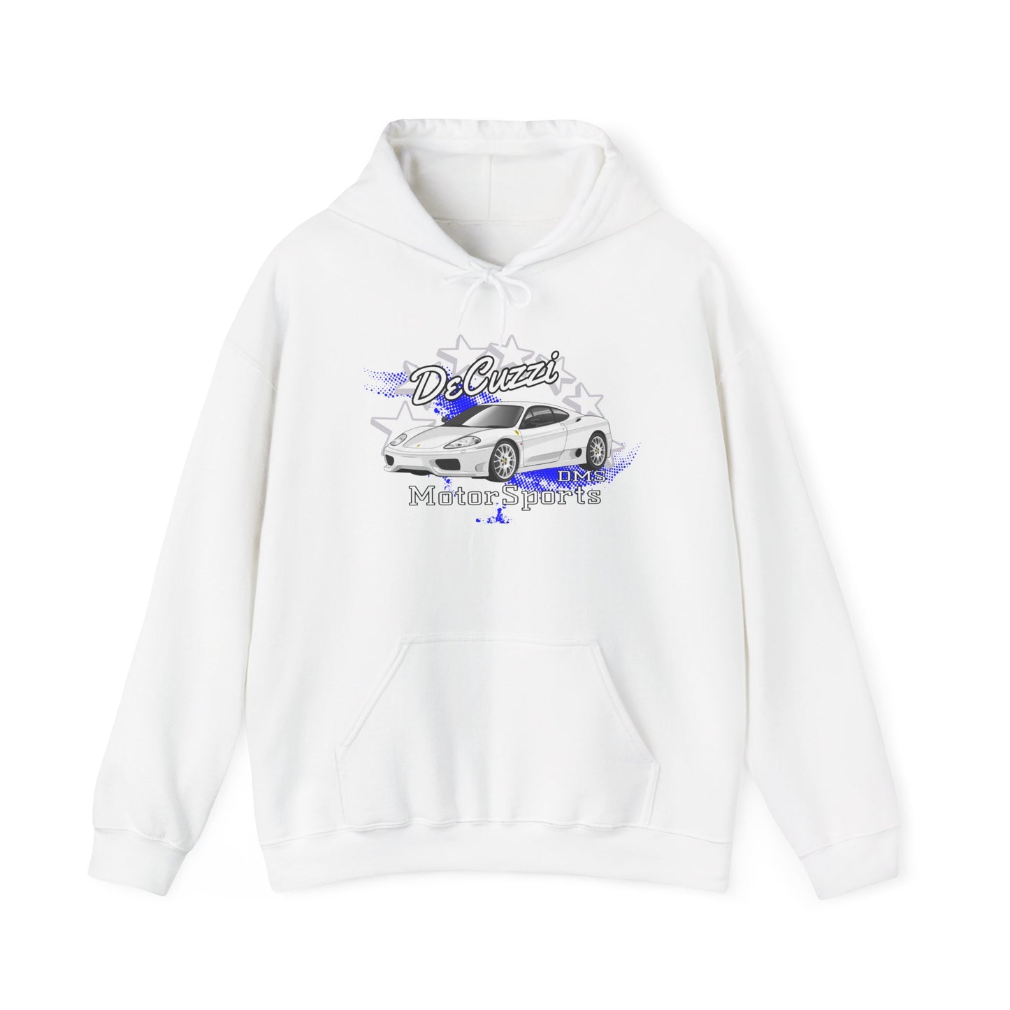 DeCuzzi Motorsports Hoodie - White Car
