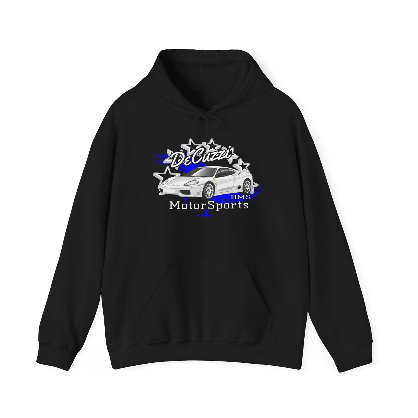 DeCuzzi Motorsports Hoodie - White Car