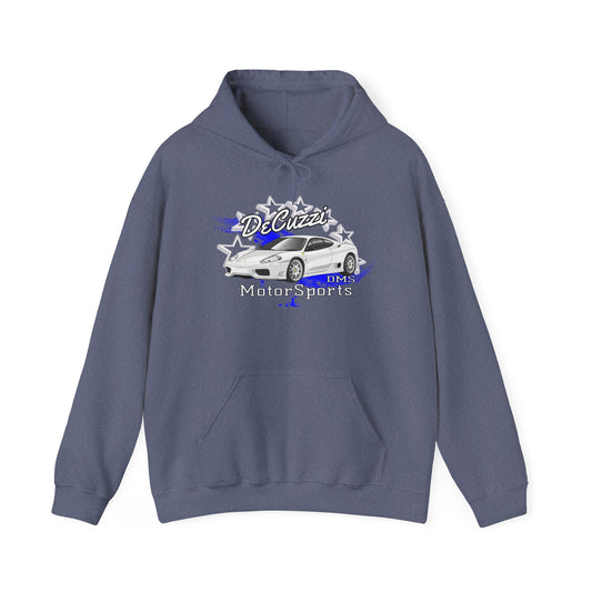 DeCuzzi Motorsports Hoodie - White Car