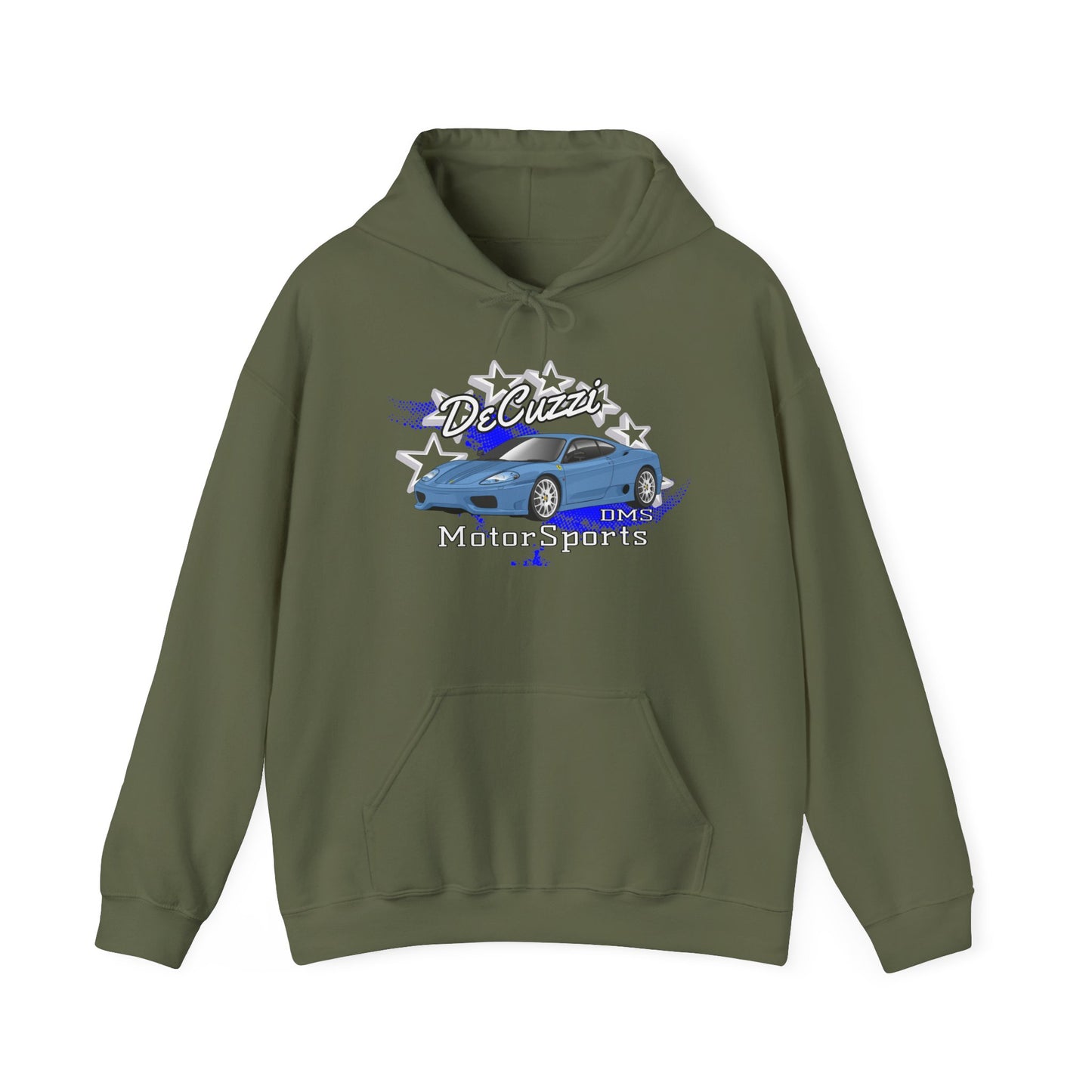 DeCuzzi Motorsports Hoodie - Blue Car